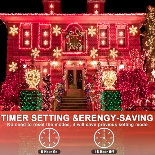 262FT 800 LED Christmas Lights Outdoor