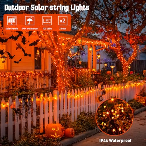 2 Pack Solar Halloween Lights (2 Count)