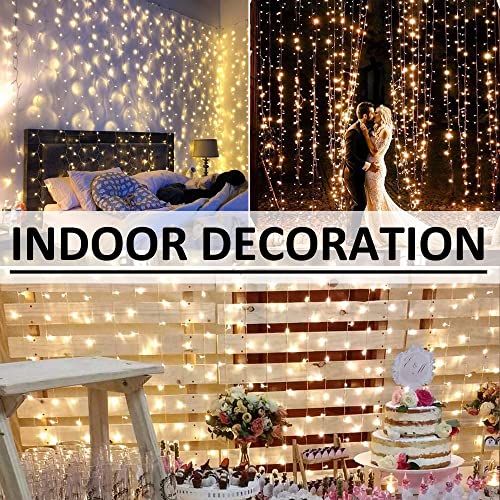 LED Curtain Lights Outdoor 50ft x10ft
