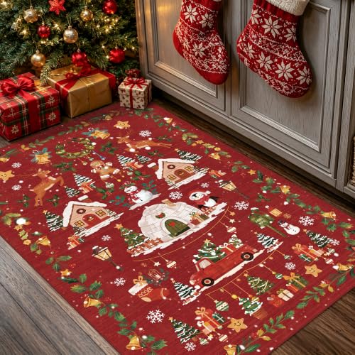 2x3 Christmas Cute Area Rug