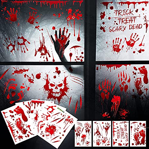 95 Pcs Bloody Window Stickers