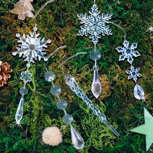 Crystal Christmas Tree Ornaments (32 Count)