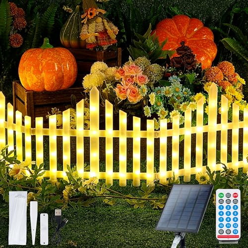 4 Pack Lighted Garden Fence (288 Foot)
