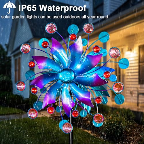 Solar Wind Spinner for Yard and Garden