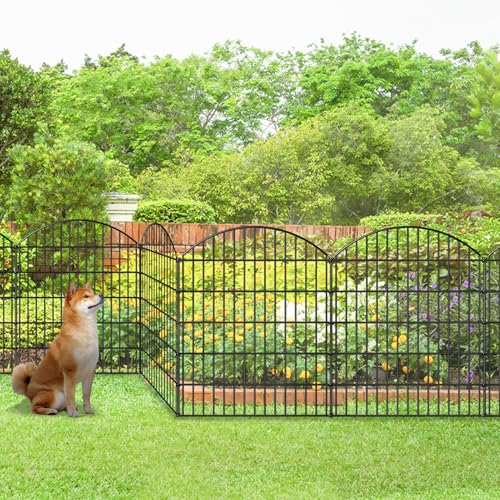 Heavy Duty Metal Garden Fence 43.2 in x 14.75 ft (60.47 Sq Ft)