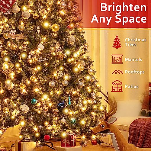 300 LED Warm White Christmas Lights Outdoor Indoor