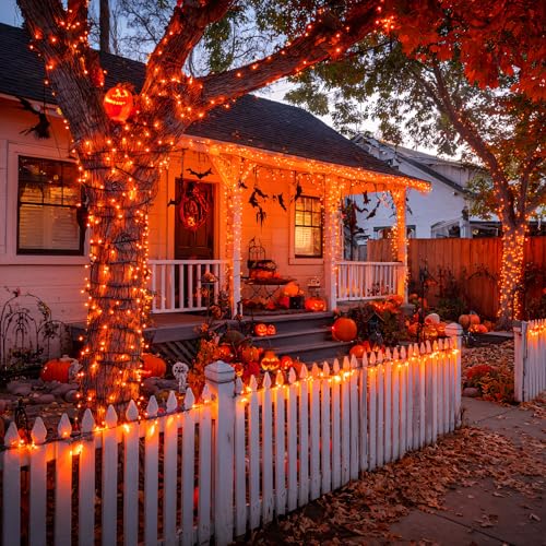 600 LED Solar Halloween Lights (206.7 Foot)