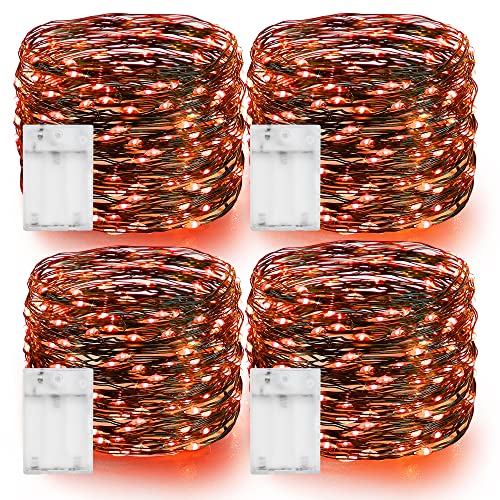 Orange Halloween Fairy String Lights (20 Foot)