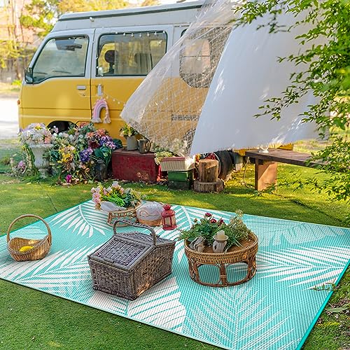 Outdoor Rug Waterproof Plastic Rugs for Patio