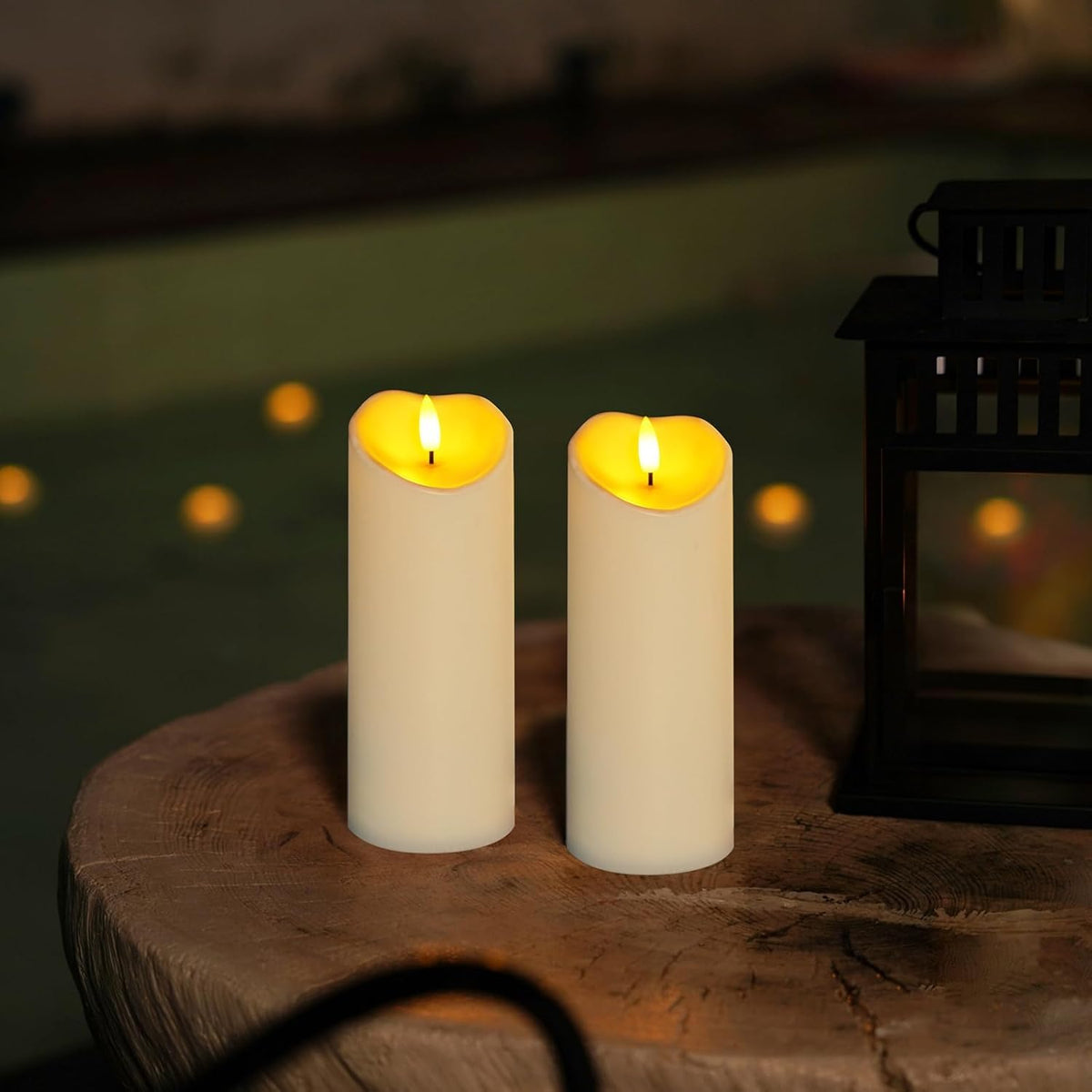 3x8 Waterproof Flameless Candles