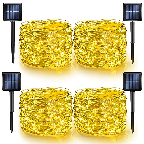 4 Pack Solar String Lights Outdoor (4 Count)