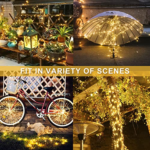 2 Pack Solar Fairy Lights (66 Foot)