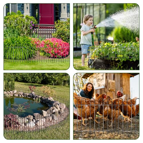 26 Panels Decorative Garden Fence (6720 sq inches)
