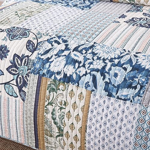 King Quilt Set Reversible Quilted Bedspread 3