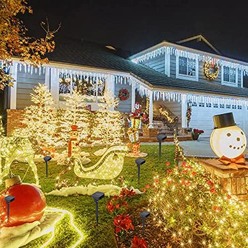 2 Pack Solar String Lights Outdoor