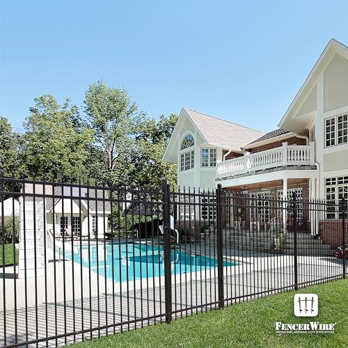 Heavy Duty 8FT Outdoor Steel Fencing Border Post