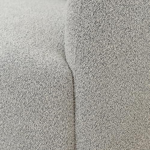34" W Boucle Swivel Barrel Chairs with Pillow Set of 2 (2 Count)