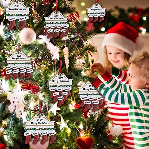 Personalized Ceramic Christmas Stocking Ornaments