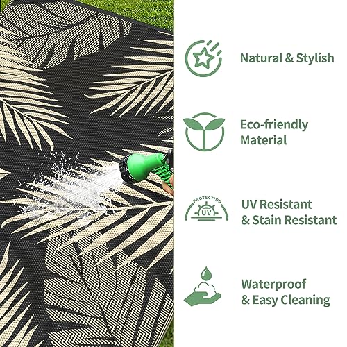 Outdoor Rug Waterproof Plastic Rugs for Patio