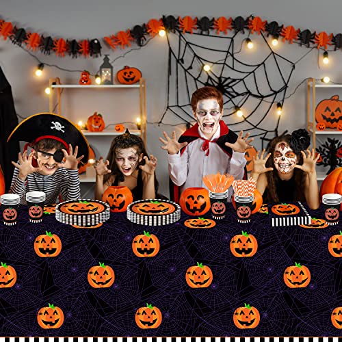 Halloween Plates and Napkins Party Supplies (194 Count)