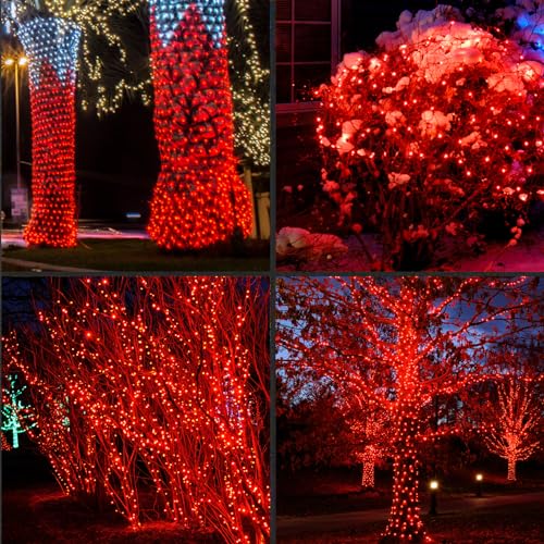 Valentine’s Day Red String Lights Indoor (200 Count)