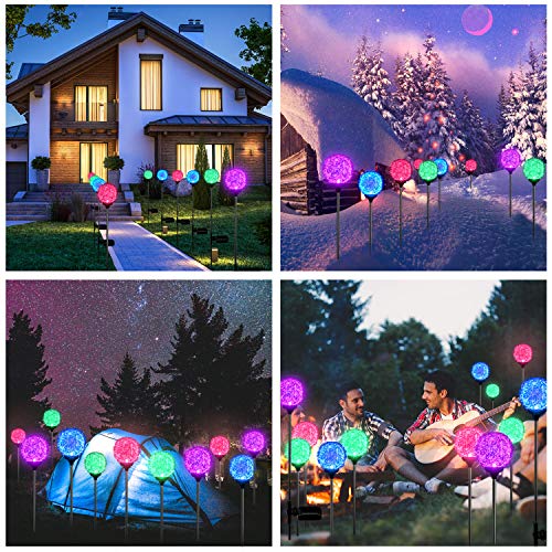 Solar Garden Lights Outdoor (2 Count)