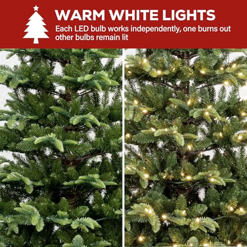 6 ft Prelit Sparse Christmas Tree with 330 Warm White LEDs