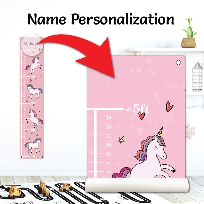 Personalized Canvas Growth Chart for Kids