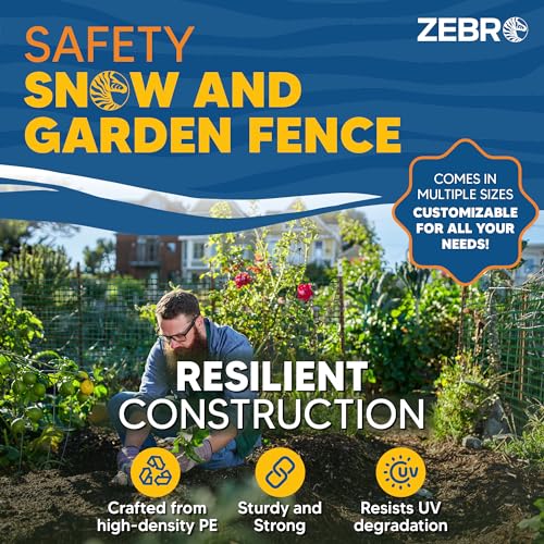 4' x 100' Green Plastic Garden Fence Roll (400 Sq Ft)