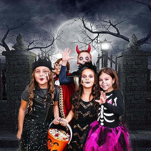 8x8ft Halloween Backdrop Background Nightmare Before Christmas Backdrop for Photography Zombie Themed Photo Booth Party Decorations CY034