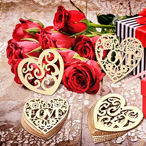 60 Pcs Christmas Wooden Ornaments 3.5" Unfinished Wood Slices