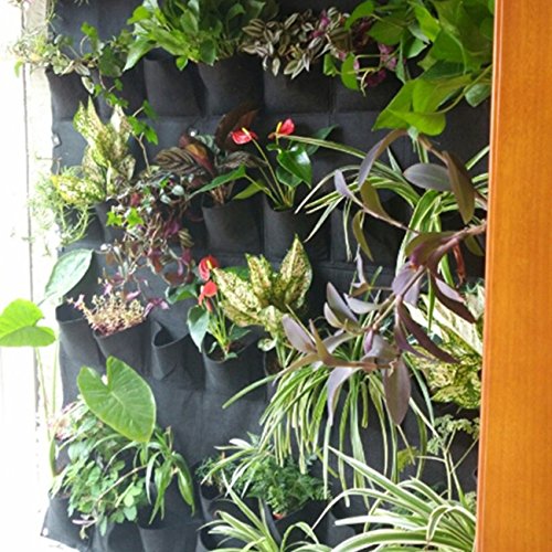 36 Pockets Wall Planter Breathable Vertical Garden Planter Grow Bag