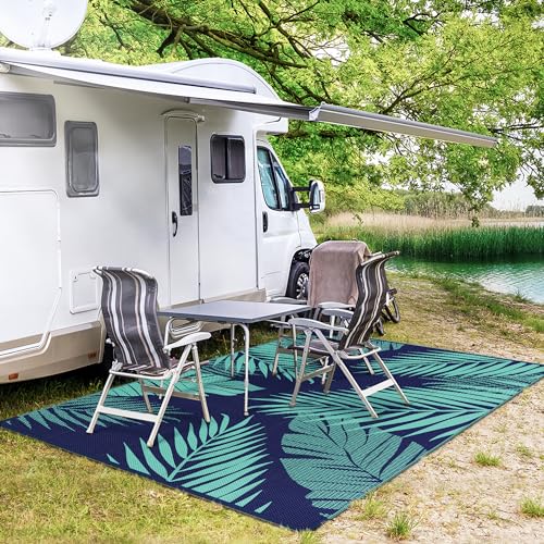 Outdoor Rug Waterproof Plastic Rugs for Patio