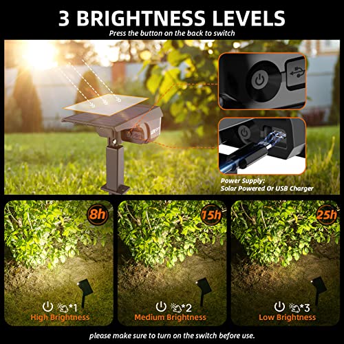 Solar Spot Lights Outdoor (8 Count)