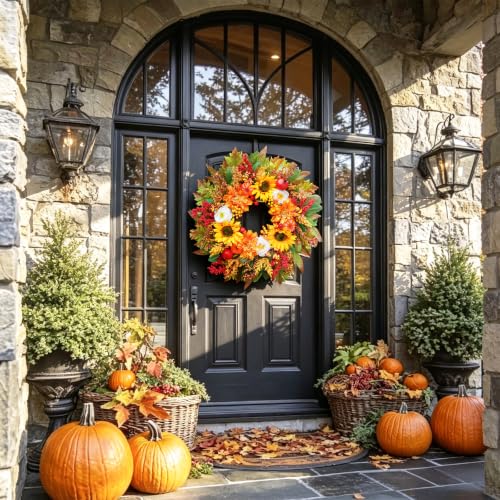 Fall Wreaths for Front Door