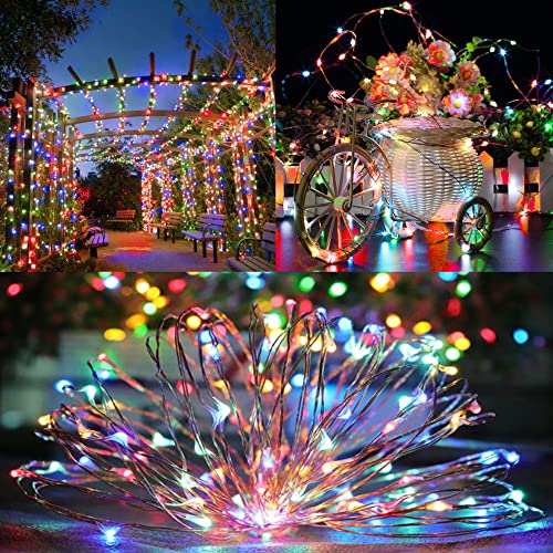 Multicolor Solar String Lights Outdoor (2 Count)