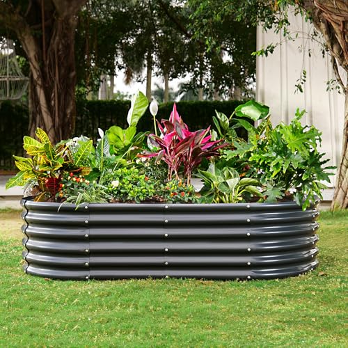 Galvanized Metal Raised Garden Bed Kit