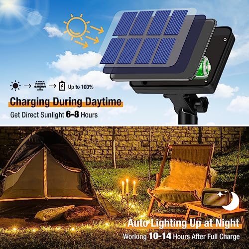 12 Pack Solar String Lights Outdoor (8 Count)
