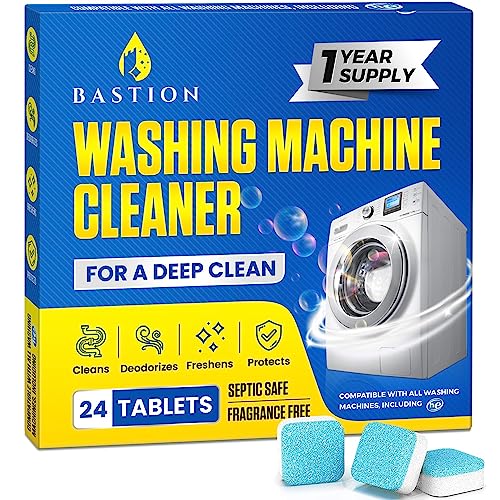 Washing Machine Cleaner Tablets 24 pack Powerful Descaler (24 Count)