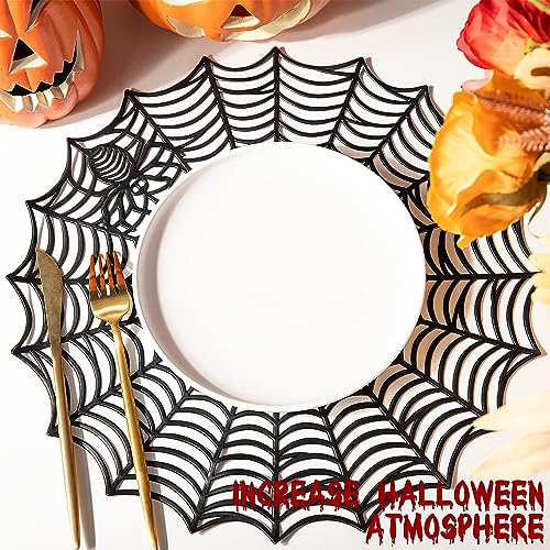 6 Pcs Halloween Spider Web Placemats (6 Count)