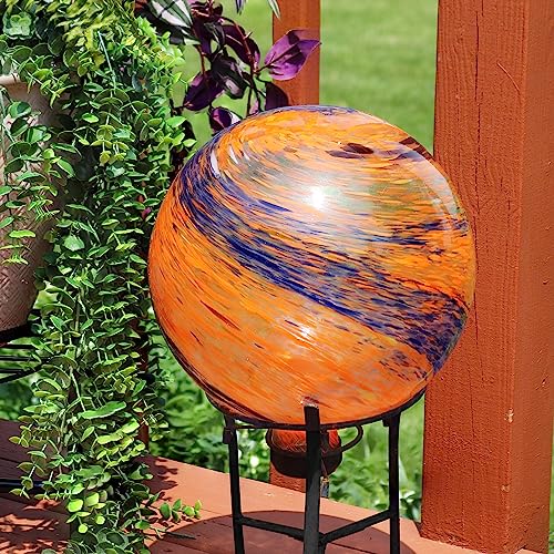 Sunnydaze 10" Glass Gazing Ball for Garden