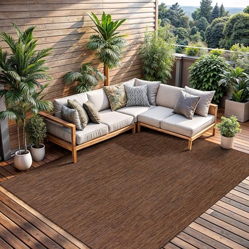 Outdoor Rug 9x12 Modern Area Rugs for Large Indoor and Outdoor Patios and Porches