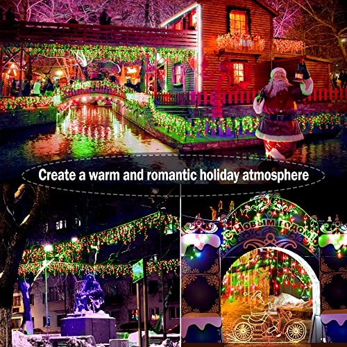 Christmas Lights Outdoor Decorations 33ft 400 LED Hanging Light