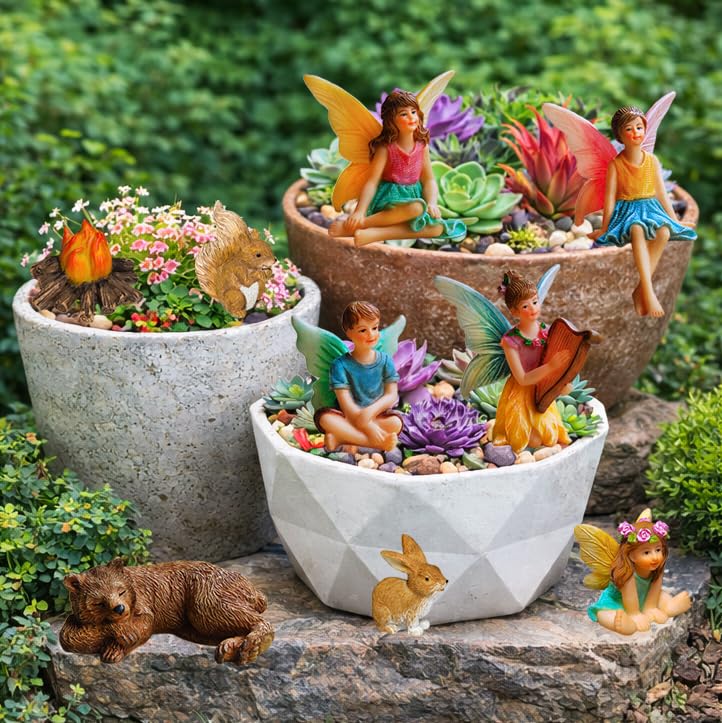Fairy Garden Figurines (9 Count)