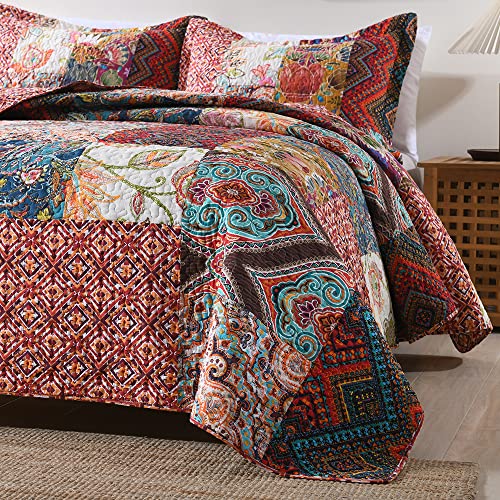 Cotton Patchwork Bedspread Quilt Sets