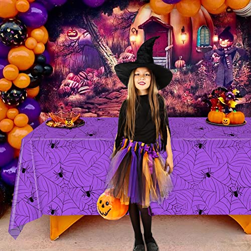 3 Pack Halloween Tablecloth Rectangular Table Halloween Party Decorations (3 Count)