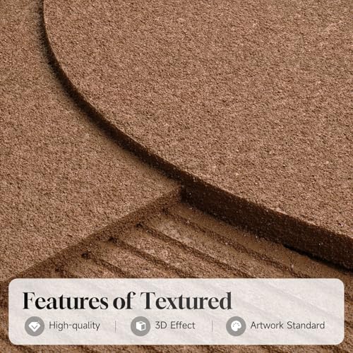 3D Textured Large Framed Abstract Wall Art for Living Room (3 Count)
