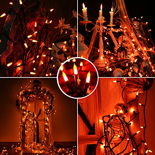 Orange Hallowen Lights (33 Foot)