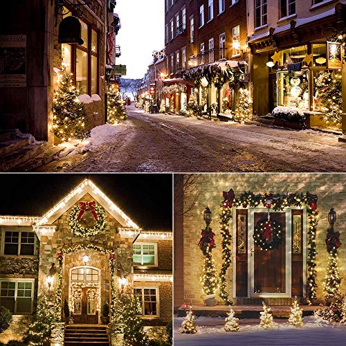 Clear White Incandescent Christmas String Lights 600 Count 139.2ft (139.2 Foot)