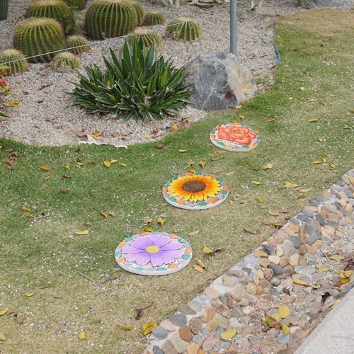 Decorative Rose Garden Stepping Stone